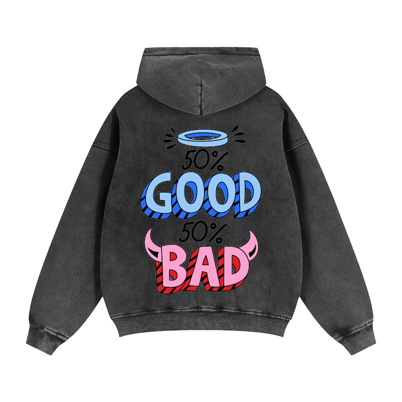 Zip-Through Boxy Fleece Hoodie