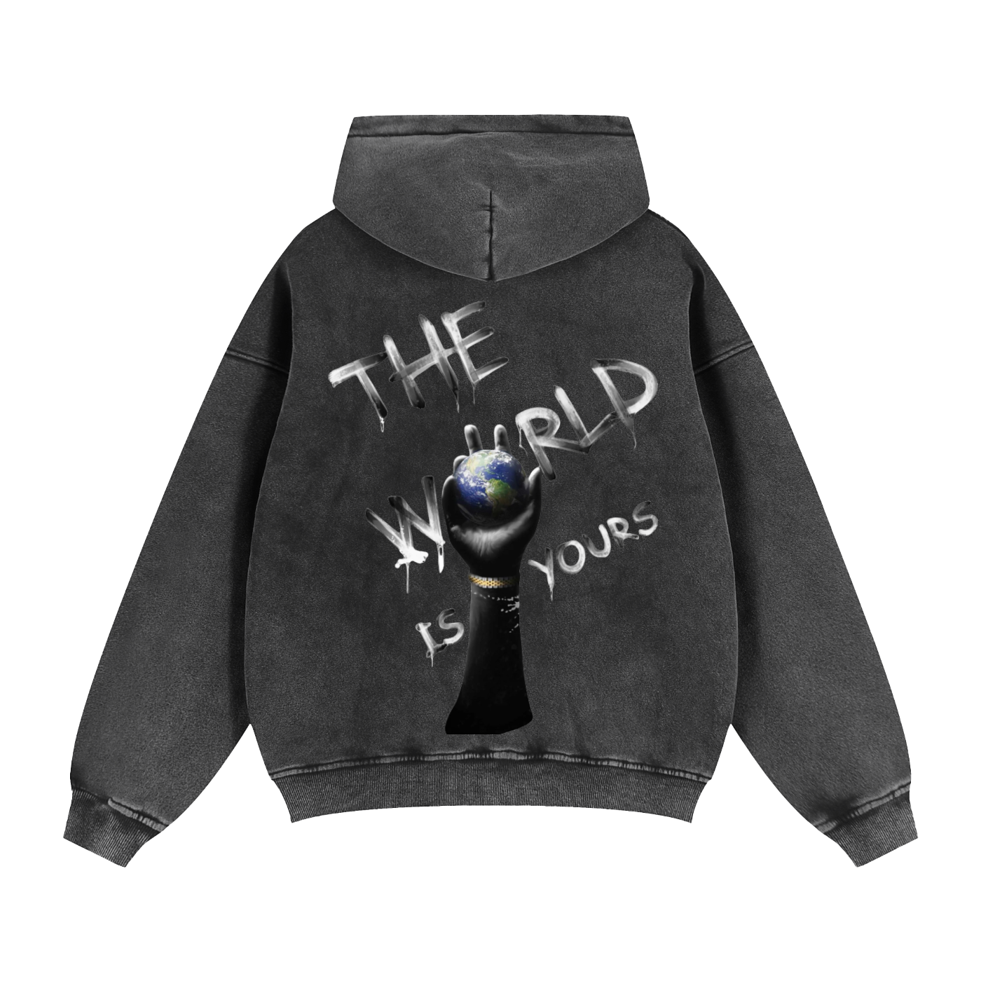 Zip-Through Boxy Fleece Hoodie