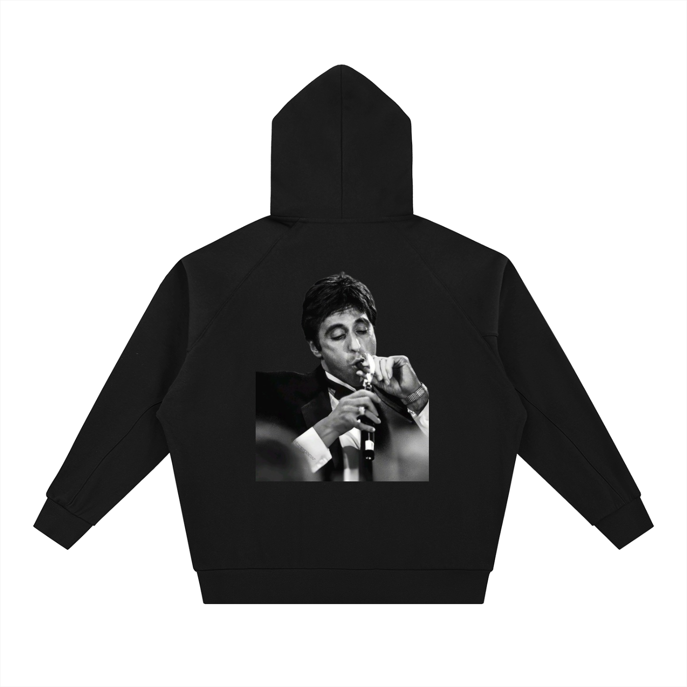 Dolman Sleeve Zip-Through Fleece  Hoodie